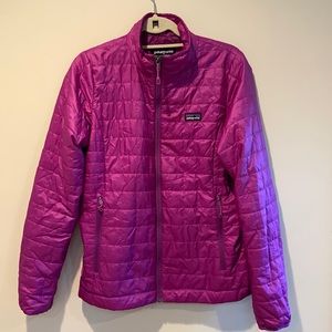 Patagonia Nano Puff Purple Jacket Size M
